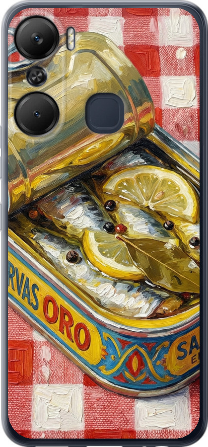Vintage Sardine Tin Phone