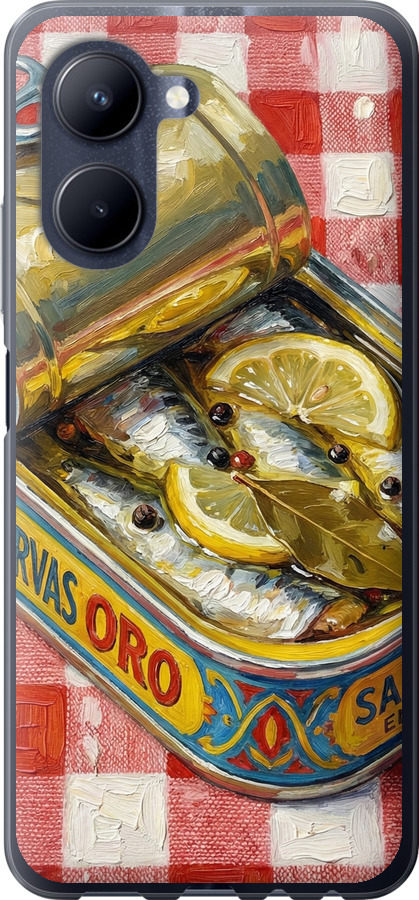 Vintage Sardine Tin Phone