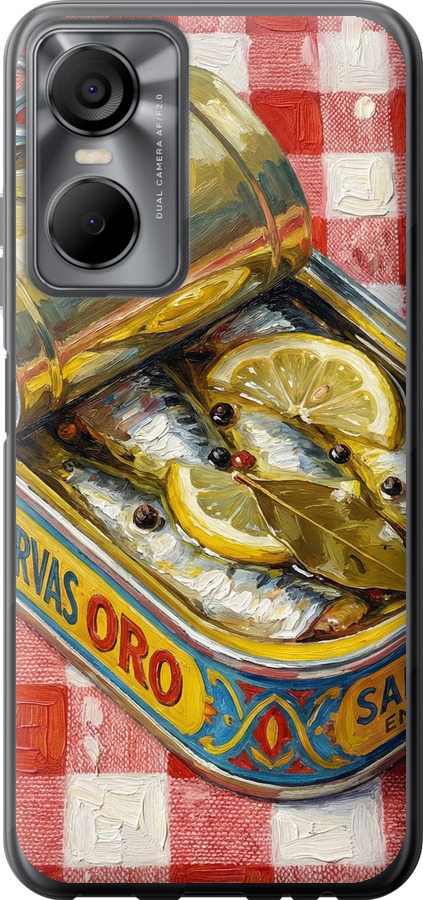 Vintage Sardine Tin Phone