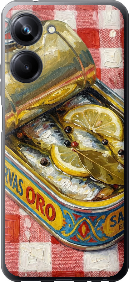 Vintage Sardine Tin Phone