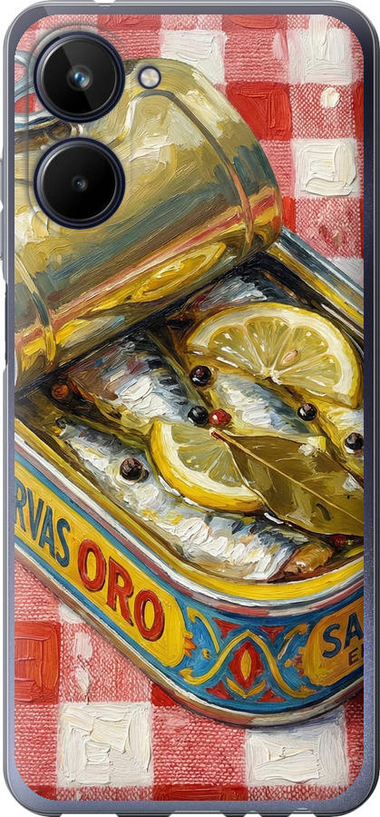 Vintage Sardine Tin Phone