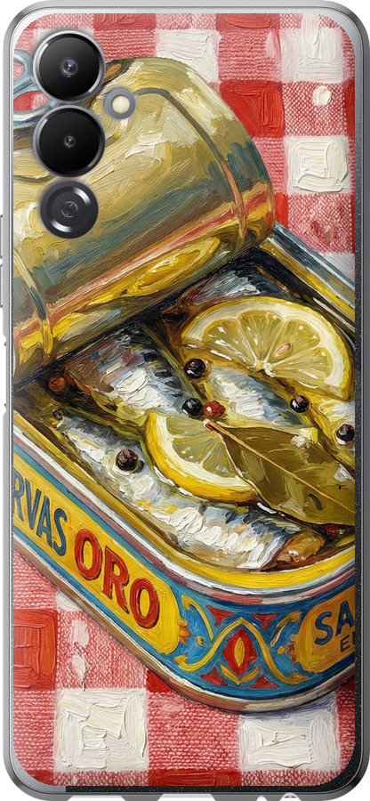 Vintage Sardine Tin Phone
