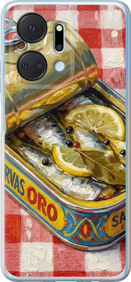 Vintage Sardine Tin Phone