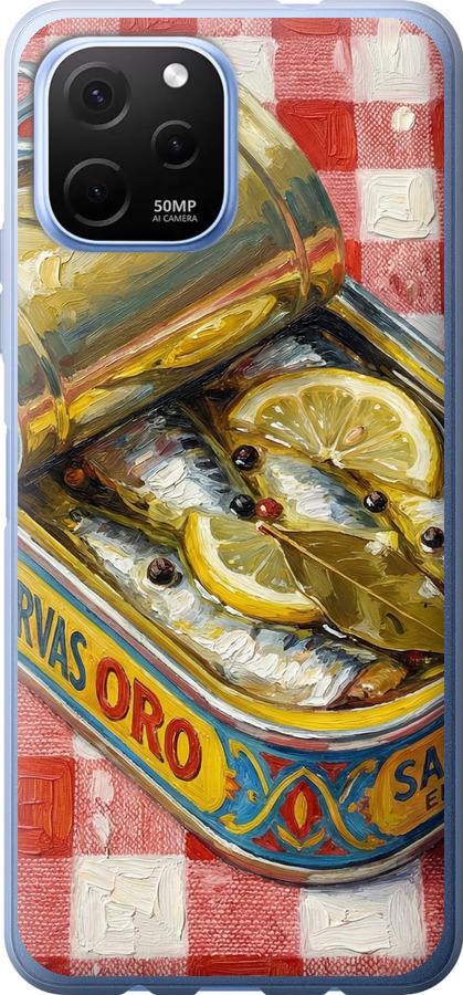 Vintage Sardine Tin Phone