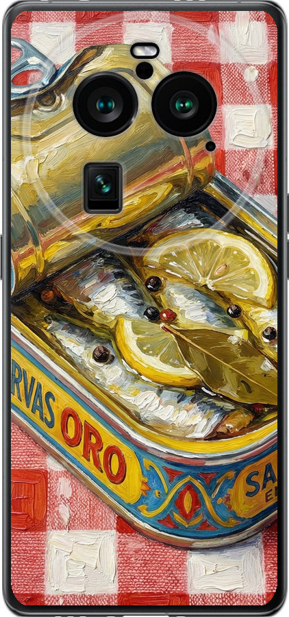Vintage Sardine Tin Phone