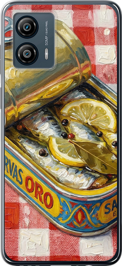 Vintage Sardine Tin Phone