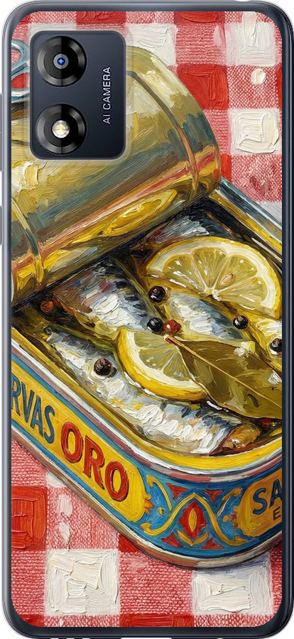 Vintage Sardine Tin Phone