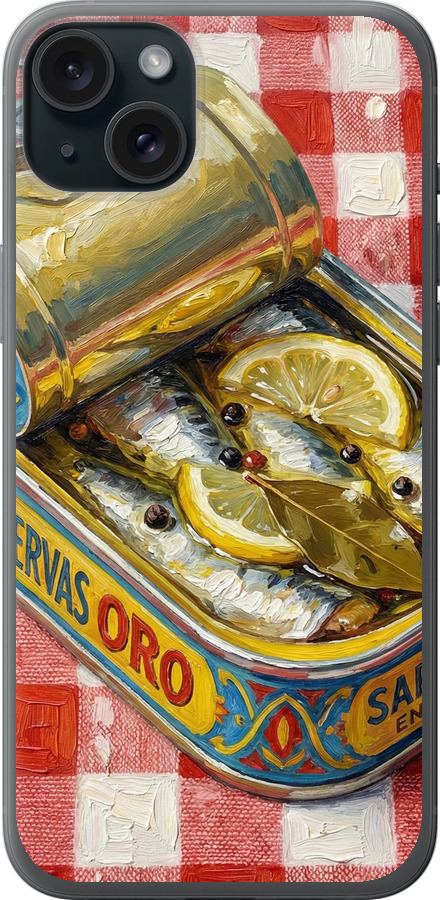 Vintage Sardine Tin Phone