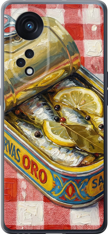 Vintage Sardine Tin Phone