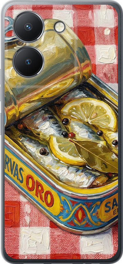 Vintage Sardine Tin Phone