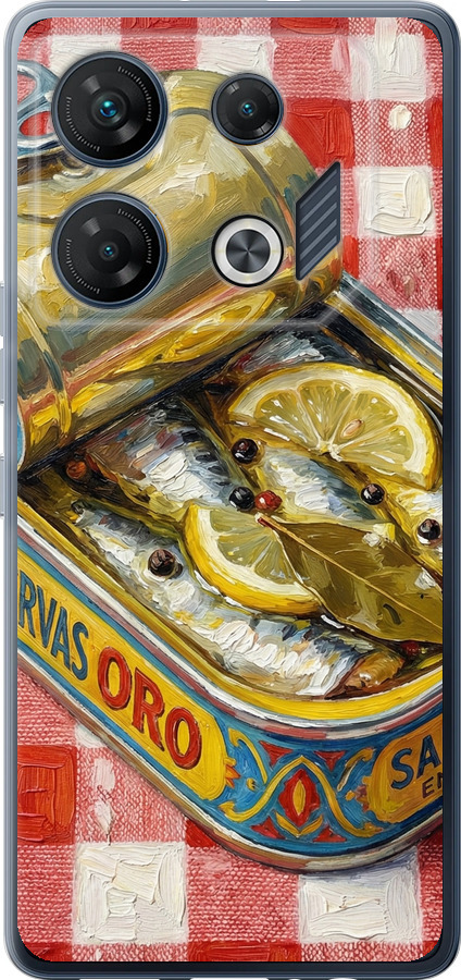 Vintage Sardine Tin Phone