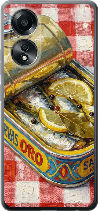 Vintage Sardine Tin Phone