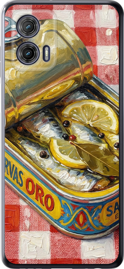 Vintage Sardine Tin Phone