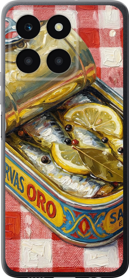 Vintage Sardine Tin Phone