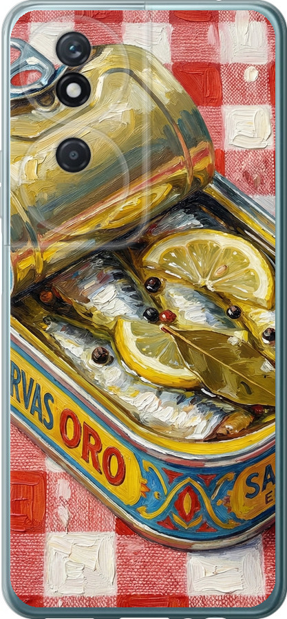 Vintage Sardine Tin Phone