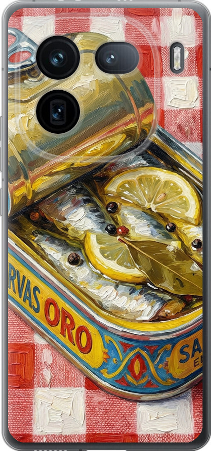 Vintage Sardine Tin Phone