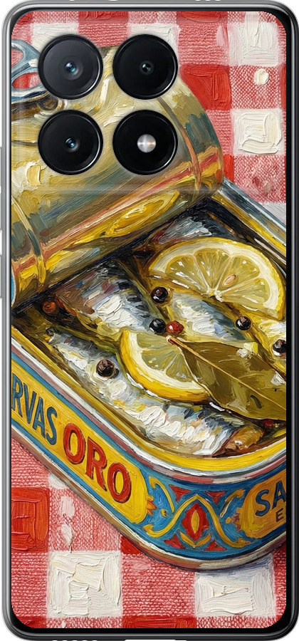 Vintage Sardine Tin Phone