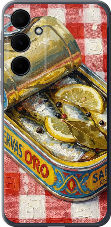 Vintage Sardine Tin Phone