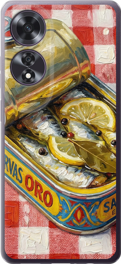 Vintage Sardine Tin Phone