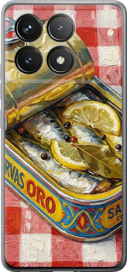 Vintage Sardine Tin Phone