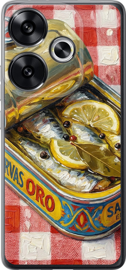 Vintage Sardine Tin Phone
