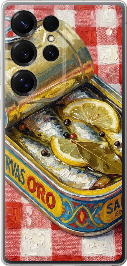 Vintage Sardine Tin Phone