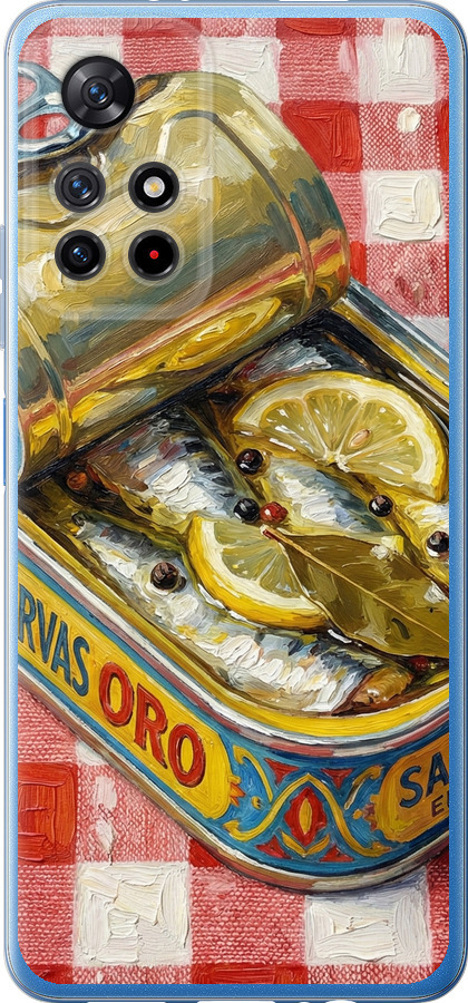 Vintage Sardine Tin Phone
