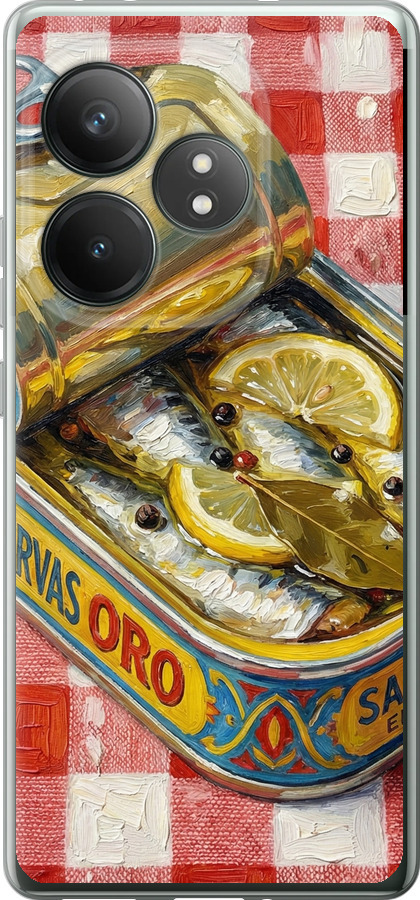 Vintage Sardine Tin Phone