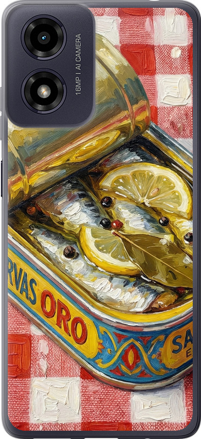 Vintage Sardine Tin Phone