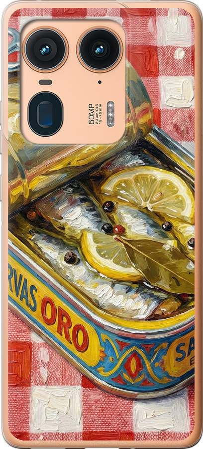 Vintage Sardine Tin Phone