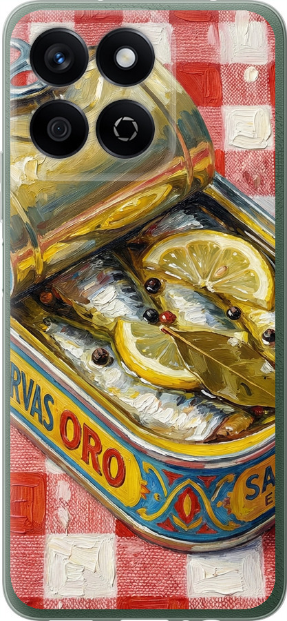 Vintage Sardine Tin Phone