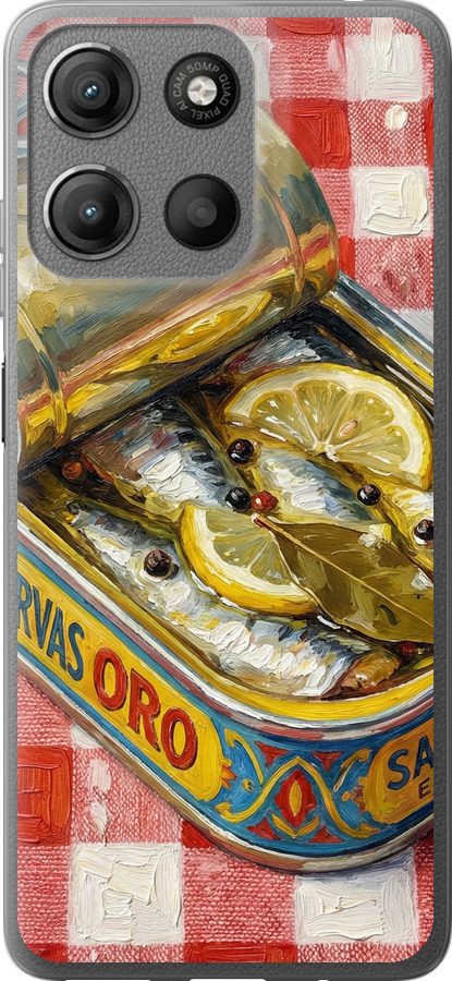 Vintage Sardine Tin Phone