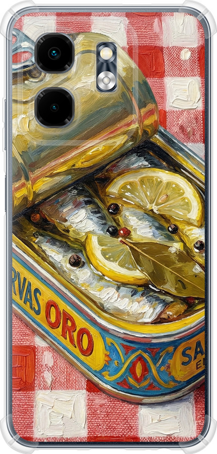 Vintage Sardine Tin Phone