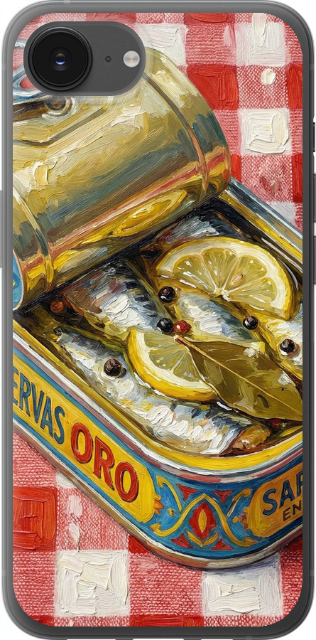 Vintage Sardine Tin Phone