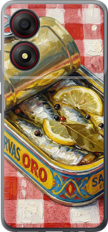 Vintage Sardine Tin Phone