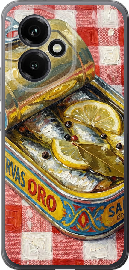 Vintage Sardine Tin Phone