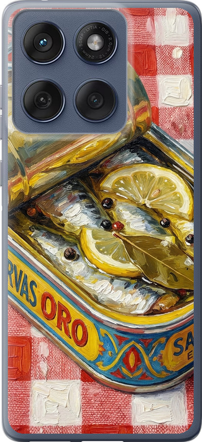 Vintage Sardine Tin Phone