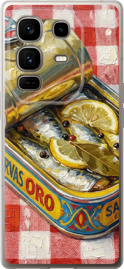 Vintage Sardine Tin Phone