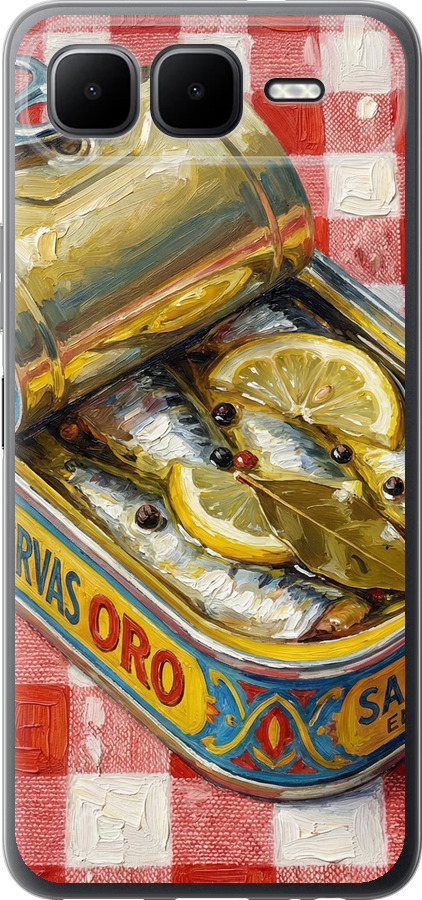 Vintage Sardine Tin Phone
