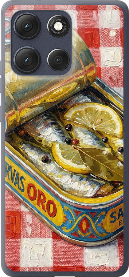 Vintage Sardine Tin Phone