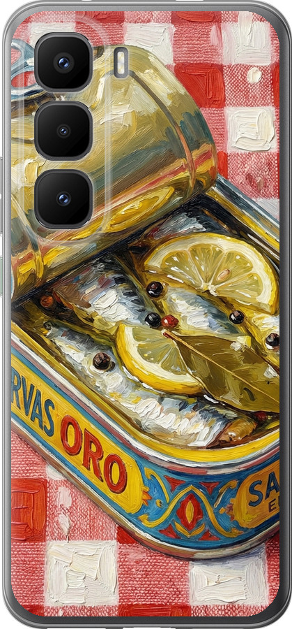 Vintage Sardine Tin Phone