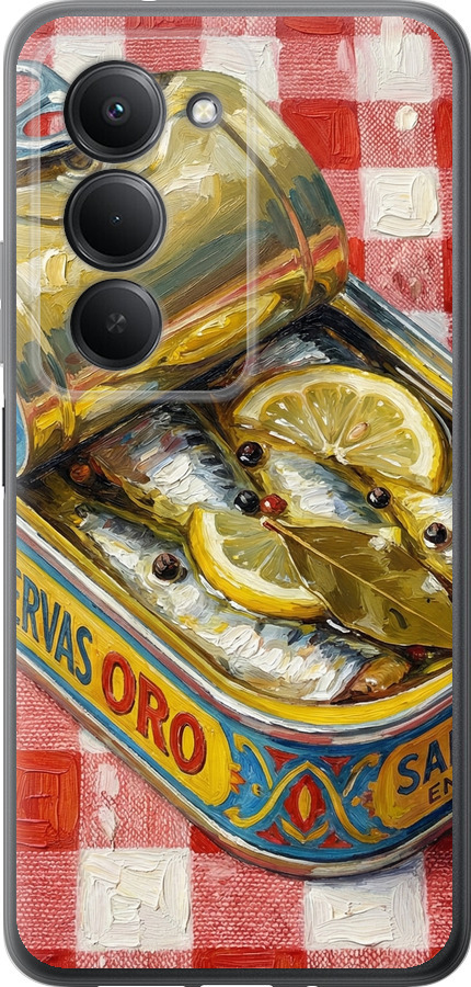 Vintage Sardine Tin Phone