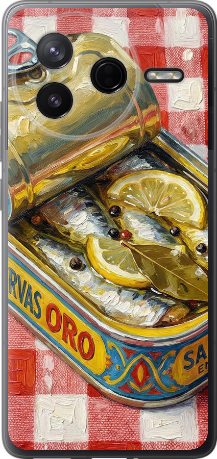 Vintage Sardine Tin Phone