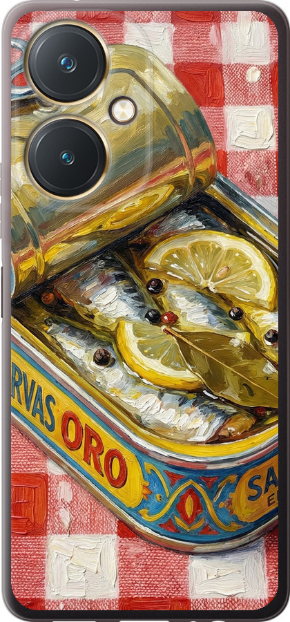 Vintage Sardine Tin Phone