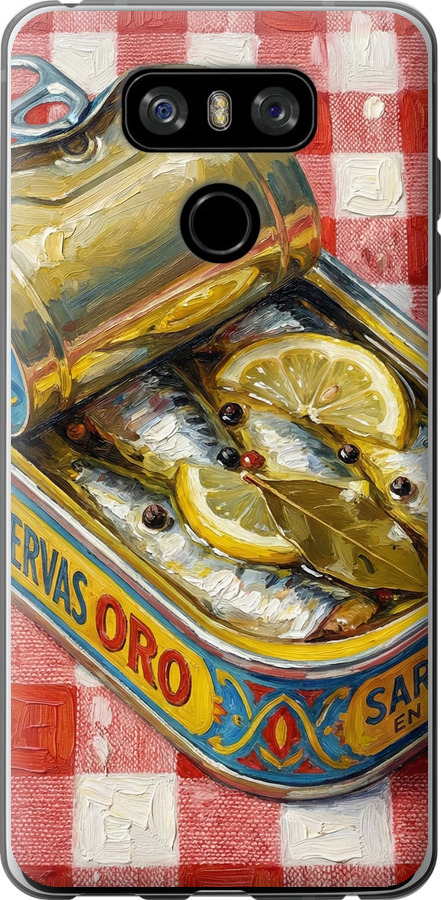 Vintage Sardine Tin Phone