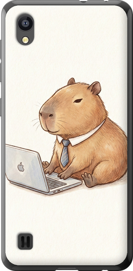 Funny Capybara CEO Working